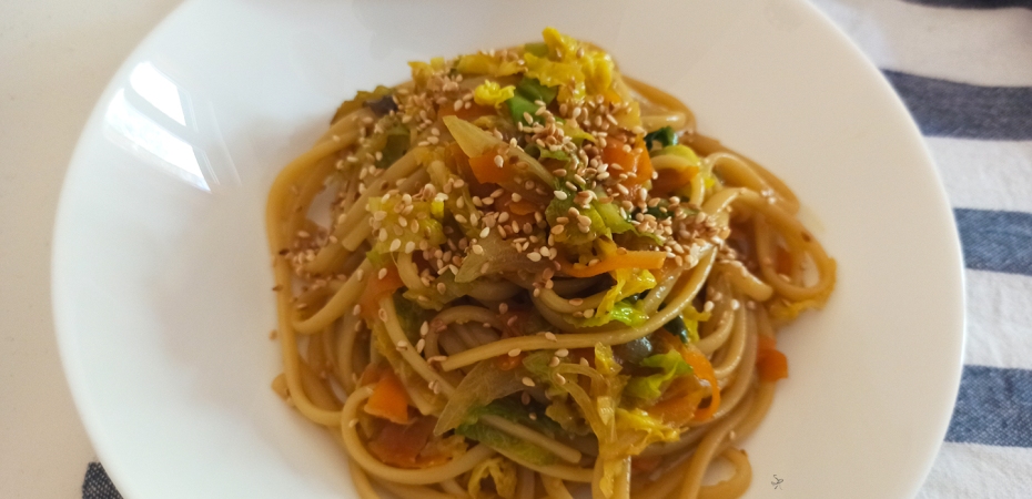 Noodles con verdure